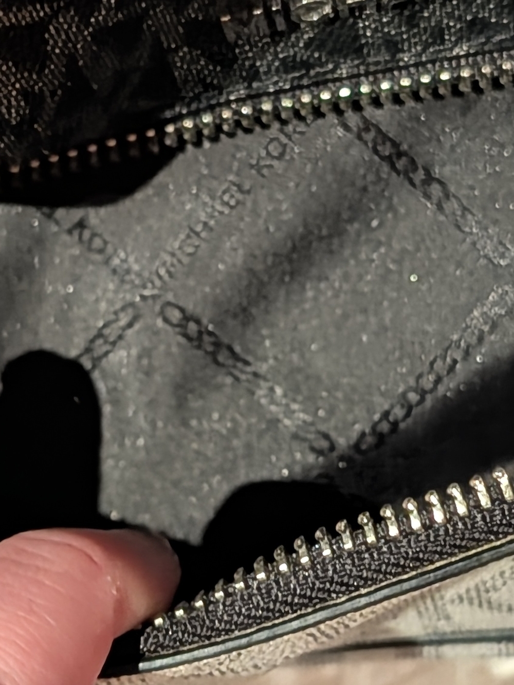 Michael Kors Black Logo Print Backpack - Picture 7 of 14